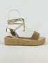 SIMON BRONZ İPLİ HASIR SANDALET